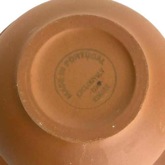 Himark Terra Cotta Salsa Bowl Pottery Southwestern Mexican Style Portugal - Picture 4 of 4